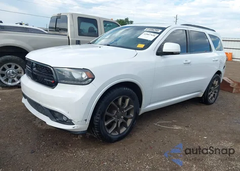 2017 Dodge Durango Gt Rwd from USA, damaged, VIN 1C4RDHDG4HC774540